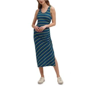 NWT DKNY Ladies Size Large Blue Stretch Dress